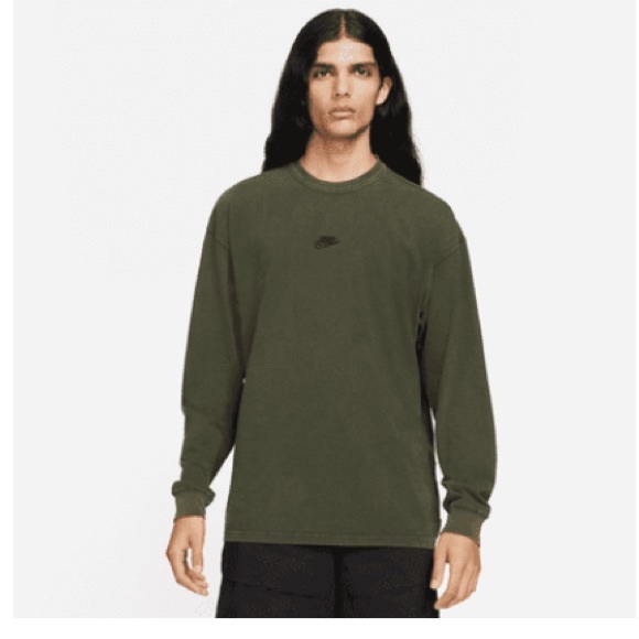 Nike Long-Sleeve Tee – Sequoia (Dark Olive) – Size XXL - Picture 4 of 4